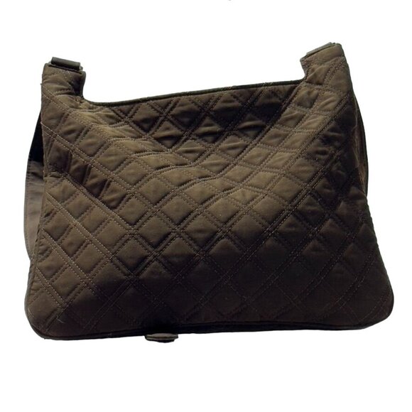 VERA BRADLEY Quilted Crossbody Bag With Adjustable Strap & Multi Pockets Brown - Picture 4 of 14
